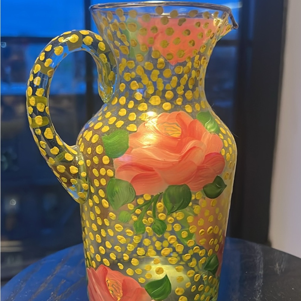 Vintage MacKenzie-Childs Auntie Cathryn Pitcher
